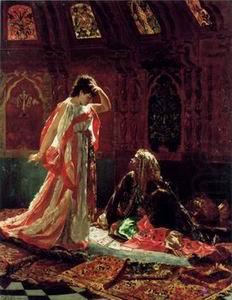 Arab or Arabic people and life. Orientalism oil paintings 212, unknow artist